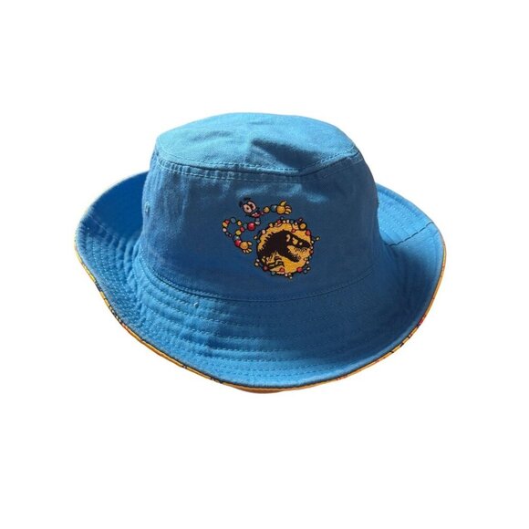 Universal Studios Jurassic World Mr DNA Reversible Bucket Hat, OSFM, Movie - Picture 1 of 6